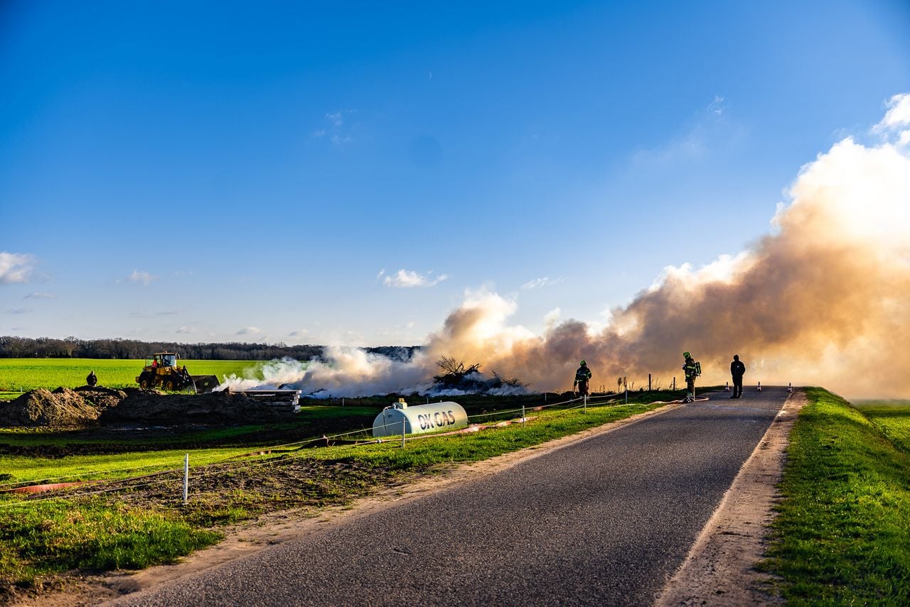 Niemand raakte gewond (foto: Lucas Lammers / Persbureau Heitink).