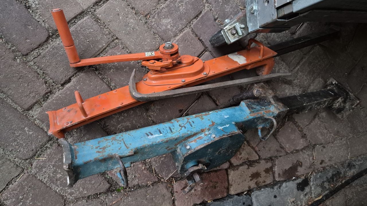 De dieven lieten hun gereedschap achter