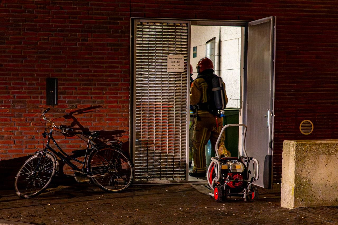 De opslagruimte moest geventileerd worden (foto: Harrie Grijseels/Persbureau Heitink).