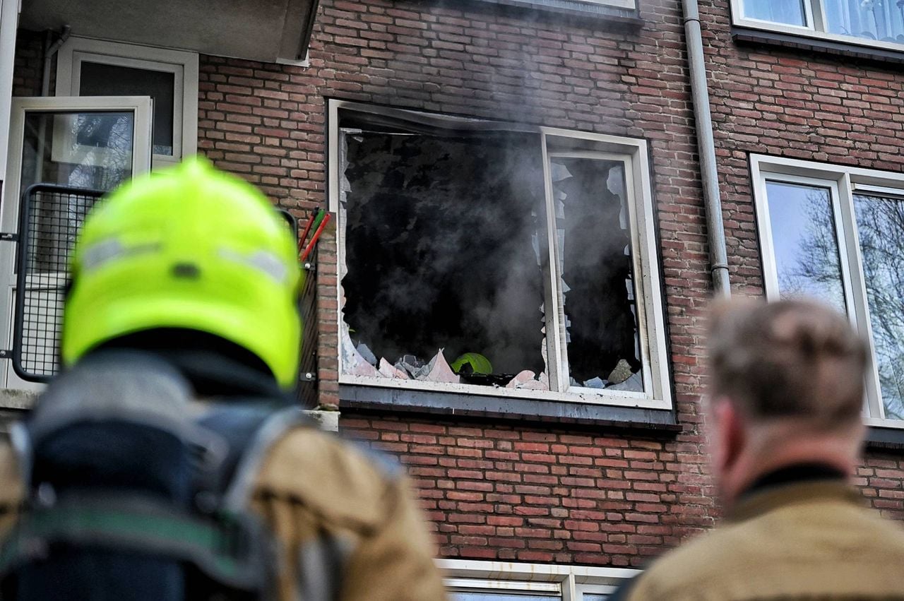 Het vuur was uitslaand (foto: Toby de Kort / Persbureau Heitink).