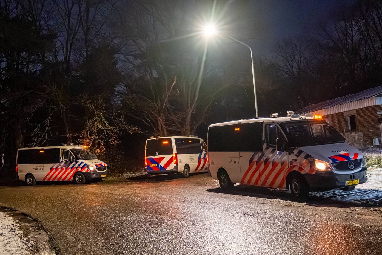 Zoektocht naar Mick op vrijdagavond (foto: Harrie Grijseels / Persbureau Heitink).