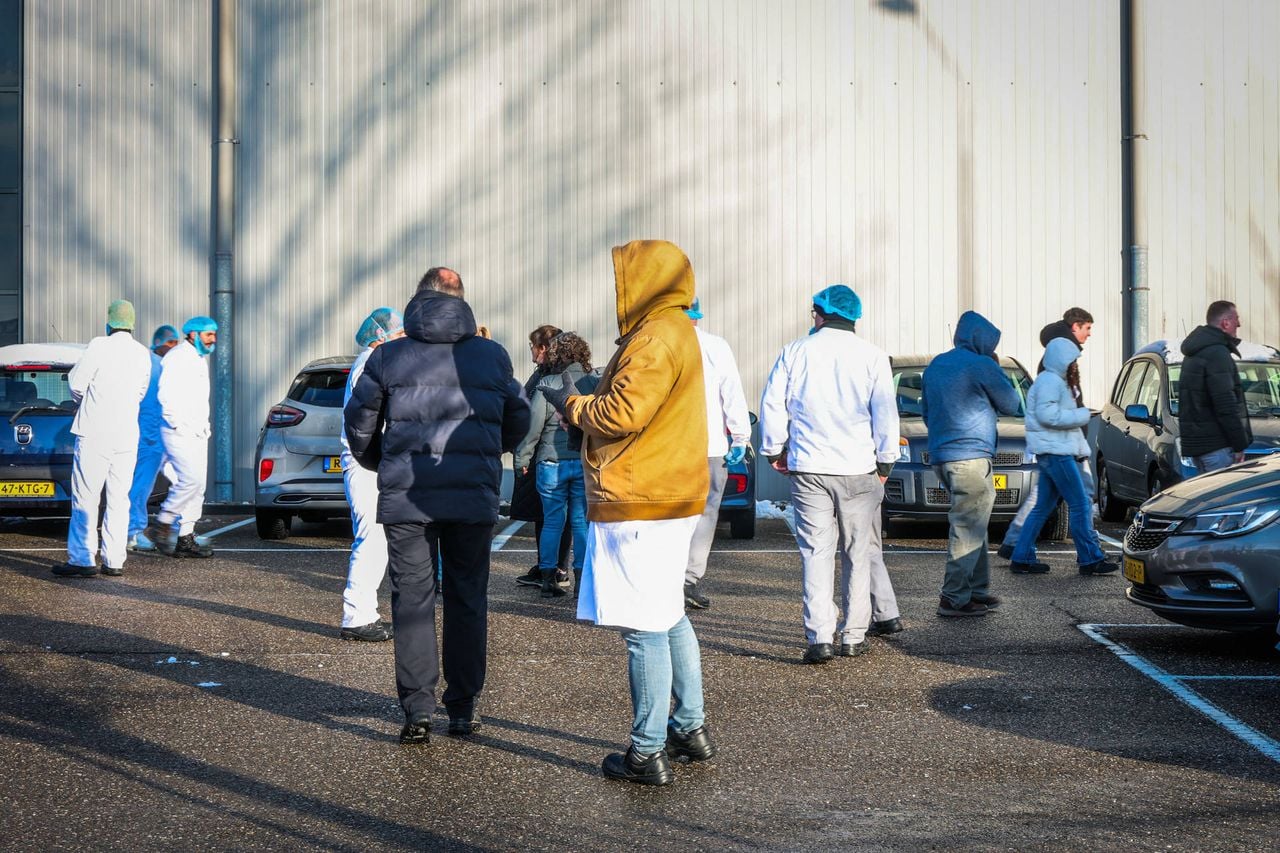 Ontruiming in Eindhoven (foto: Heitink).