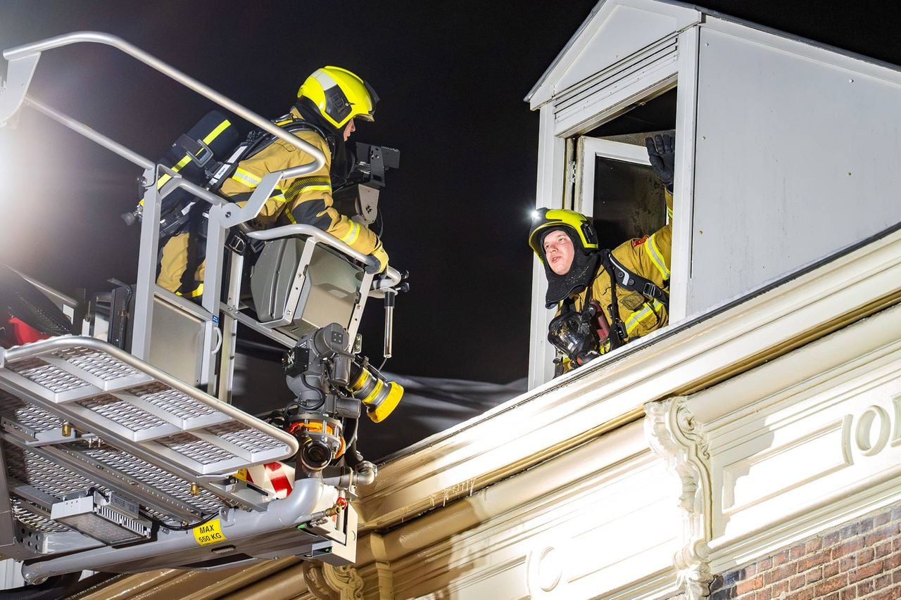 Brand in Veghel (foto: Lucas Lammers / Persbureau Heitink). 