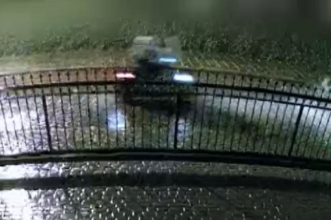 Een scooterrijder reed langs op zondag 20 oktober (foto: Bureau Brabant). 