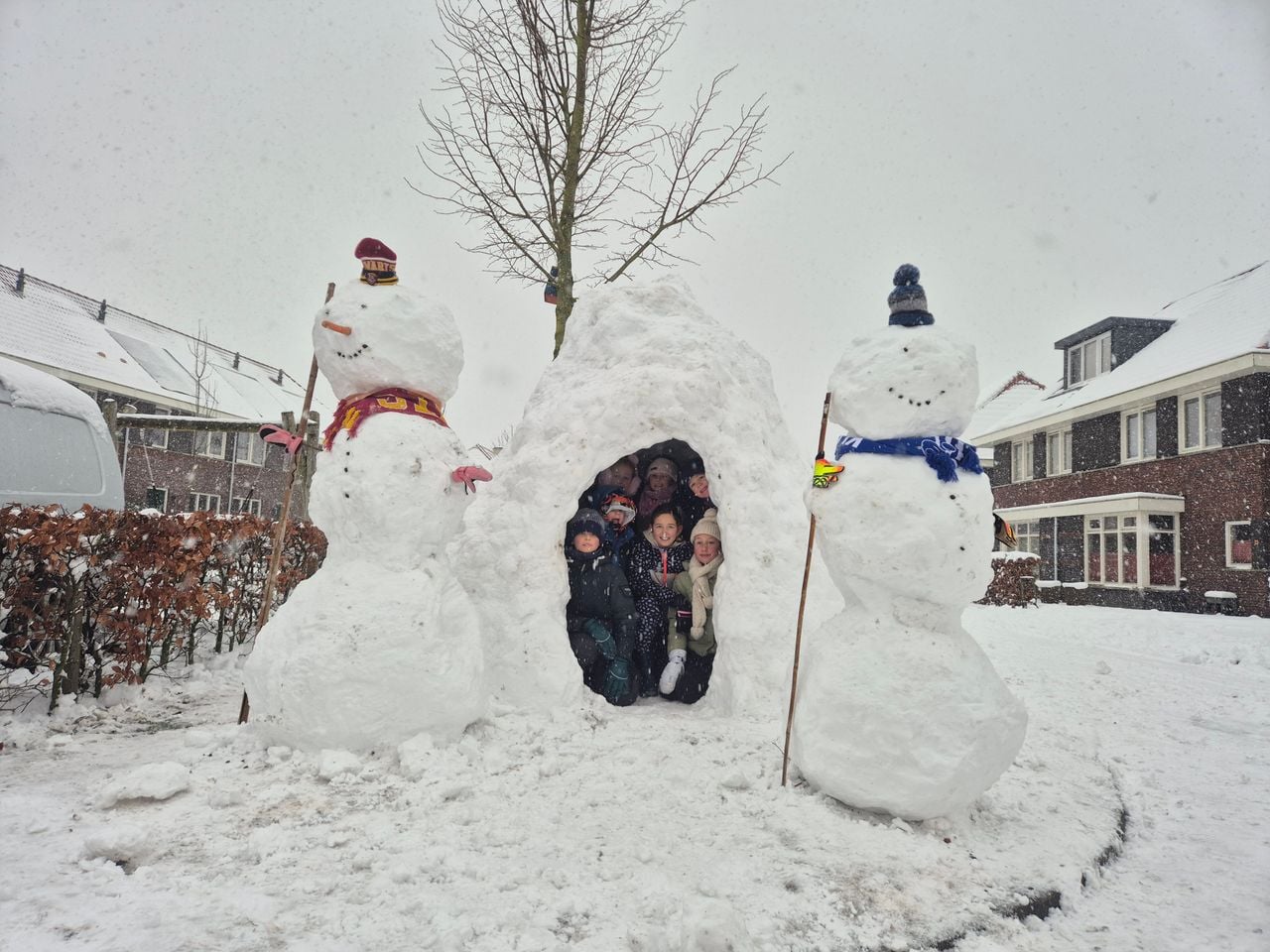 Iglo in Steenbergen.