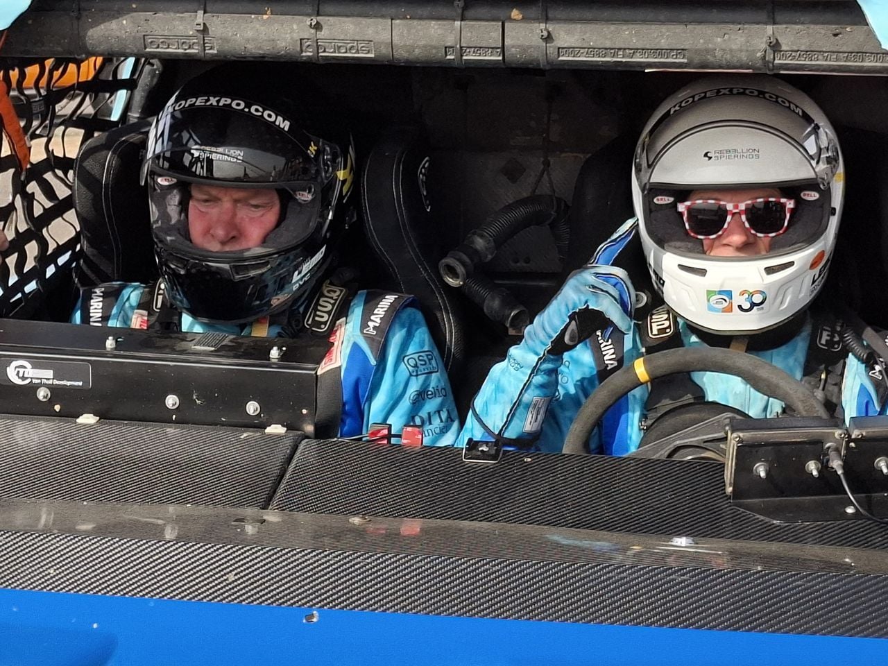 Mark Klinkhamer en Dick van Culenborg (foto: Leon Voskamp).