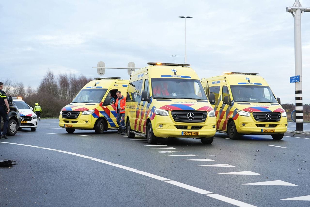 Ongeluk in Tilburg (foto: Jeroen Stuve / Persbureau Heitink).