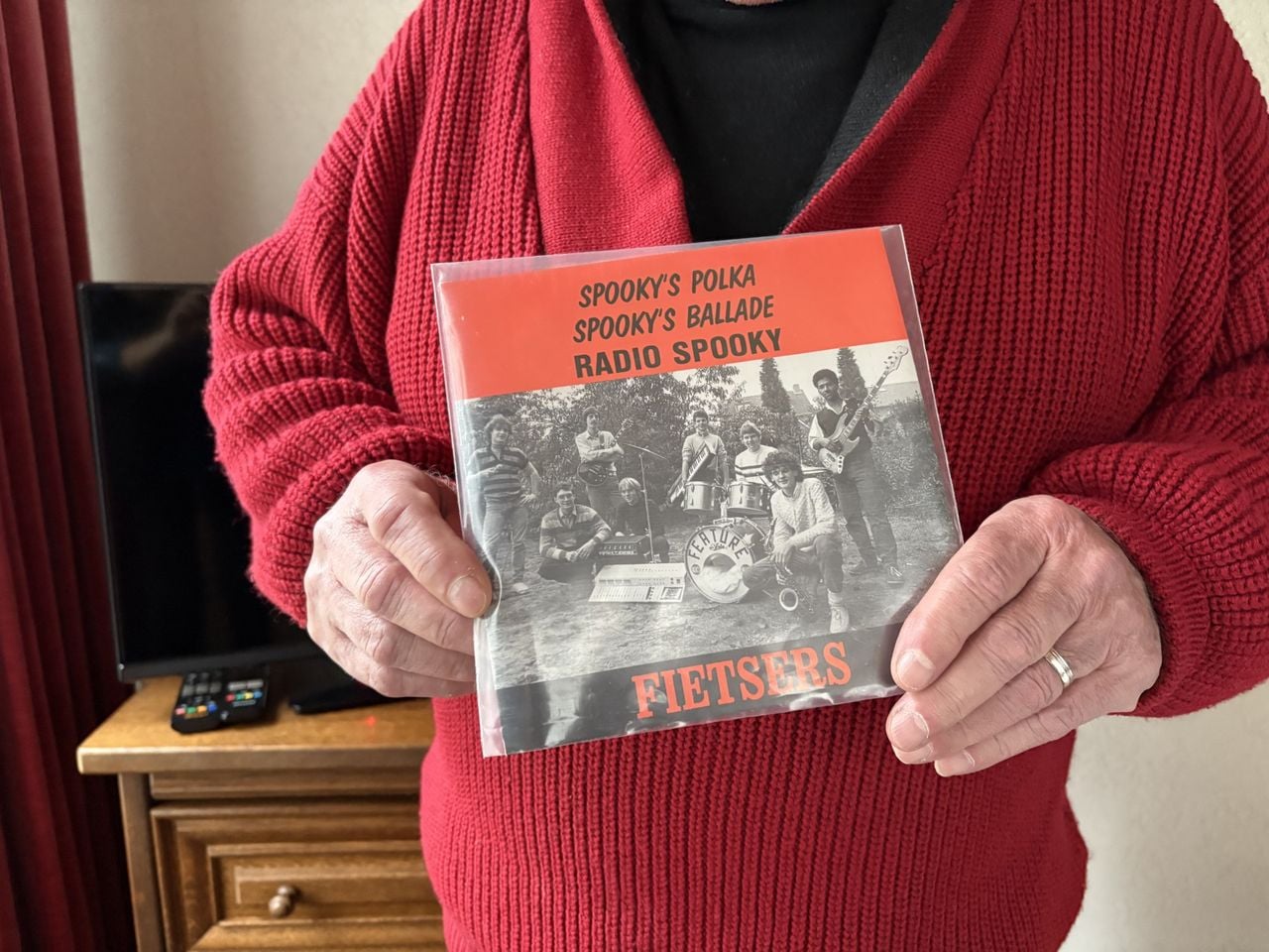 Ad's eigen single van Radio Spooky (Foto: Karin Kamp).