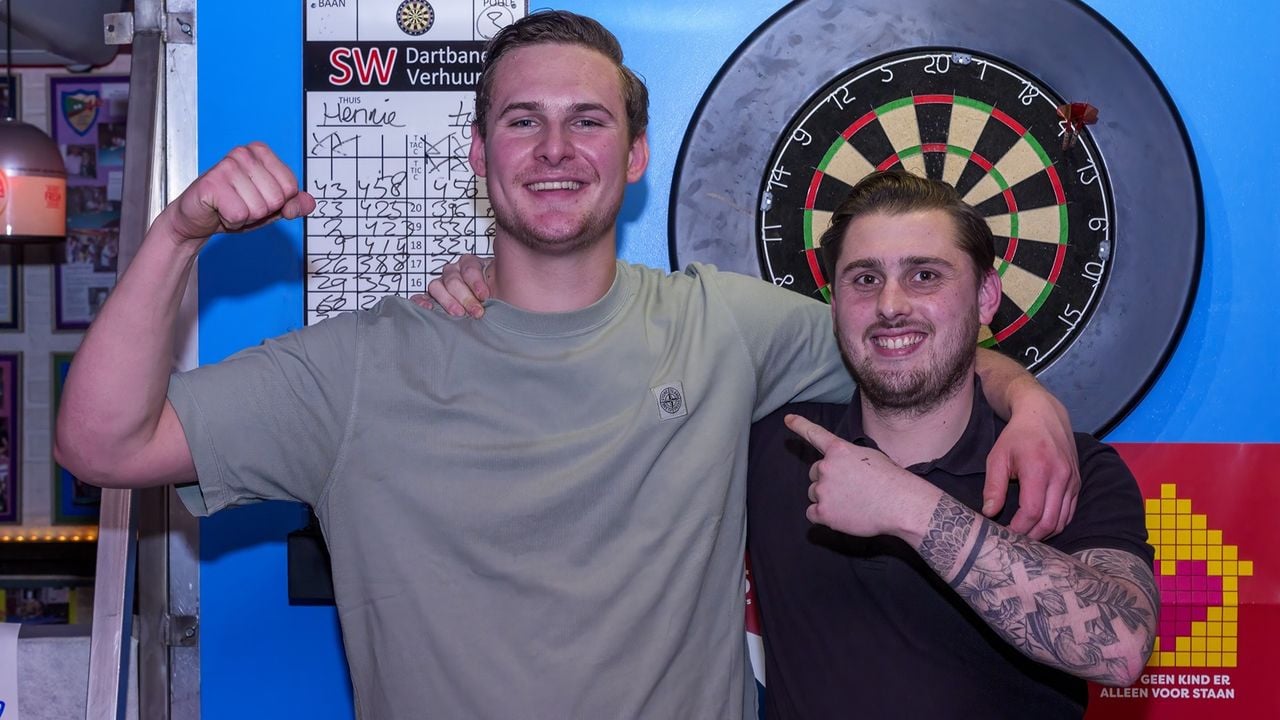 Tijn Galenkamp net nadat hij een van zijn wedstrijden gewonnen heeft (foto: Cees Ringelberg).