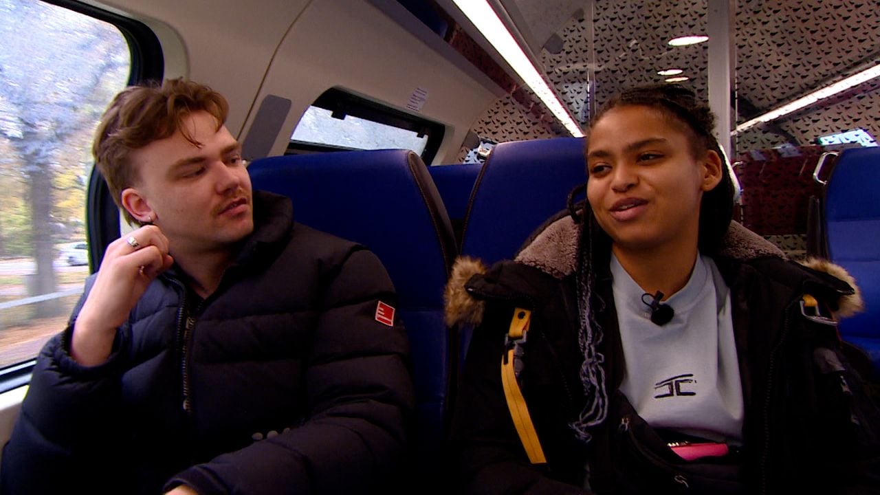 Precious met Omroep Brabant verslaggever Niels Verdaasdonk