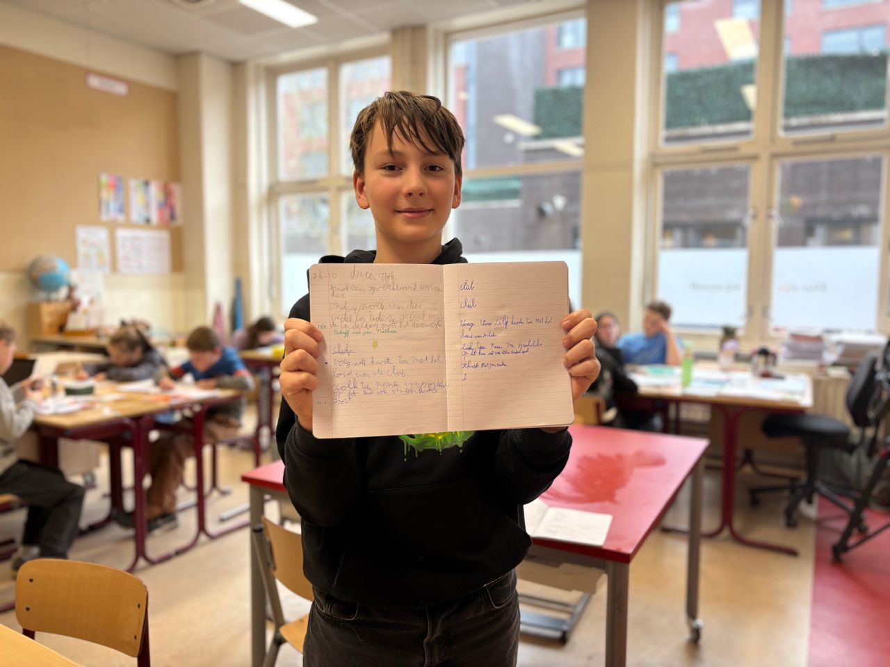 Nathan heeft vooruitgang geboekt vandaag (foto: Raymond Merkx).