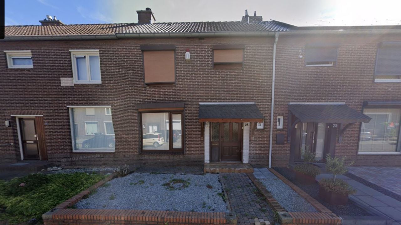 De tussenwoning in Landgraaf van Johan Vlemmix (foto: Google Streetview)