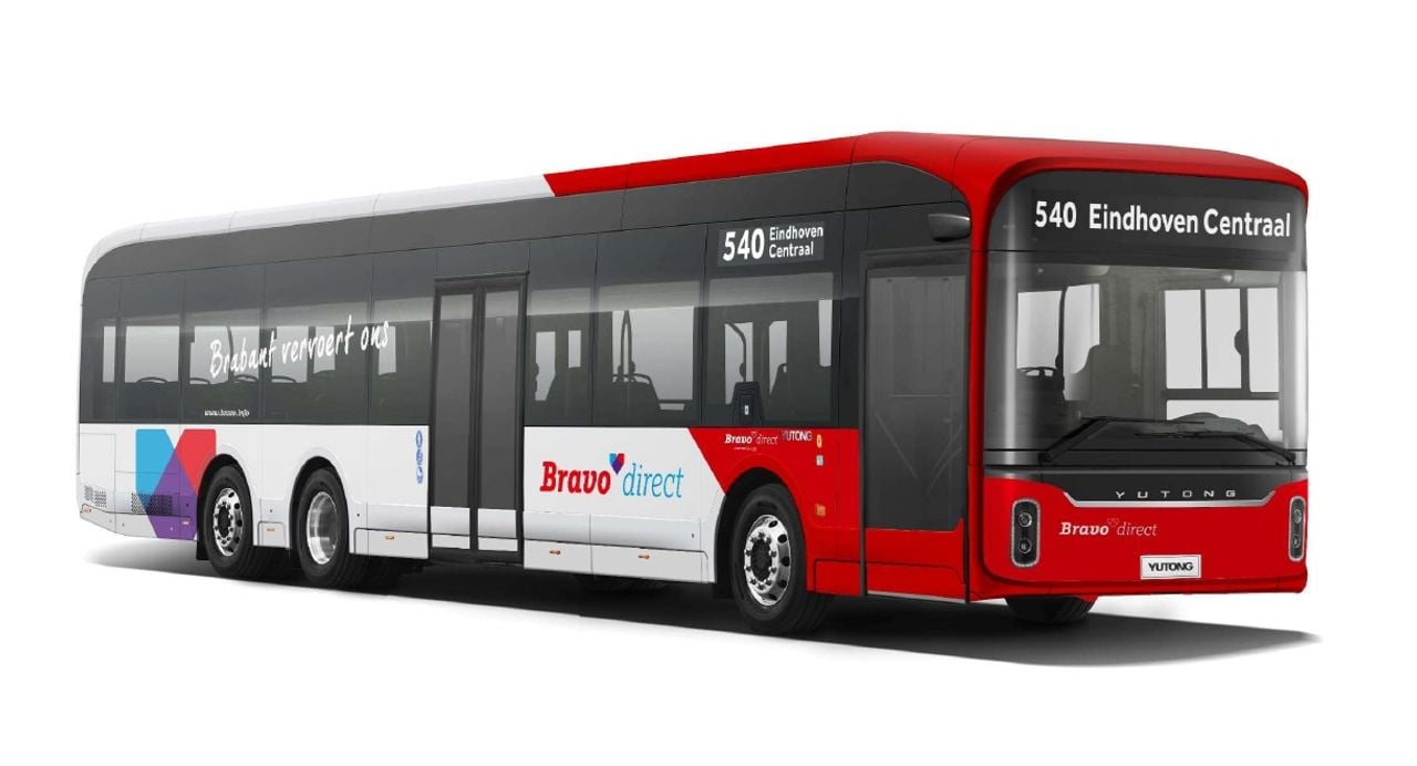 Nieuwe bus van Arriva van het merk Yutong