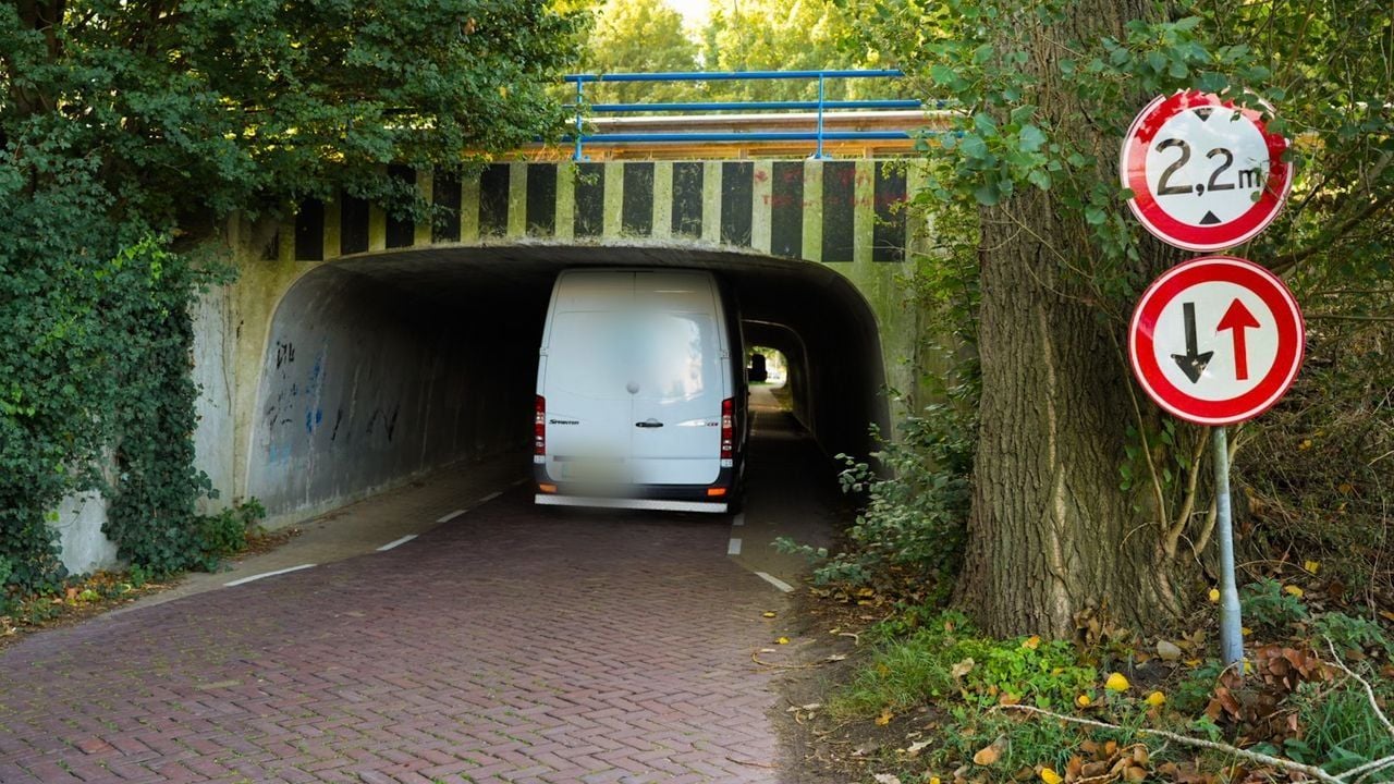 Wat een pech hoger dan 2,2 meter (foto: Erik Haverhals/Persbureau Heitink).