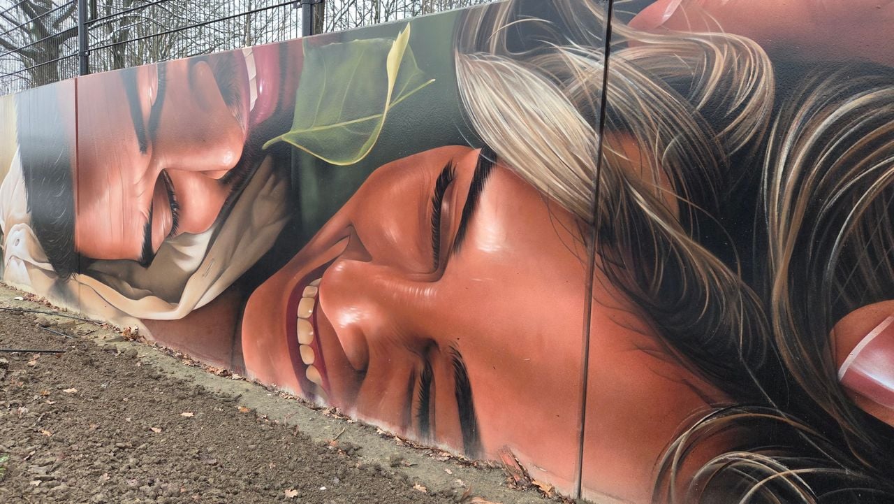 Twee van de elf portretten die Kasper van Leek en Niels Swaemen van Studio Giftig hebben gemaakt (foto: Noël van Hooft).