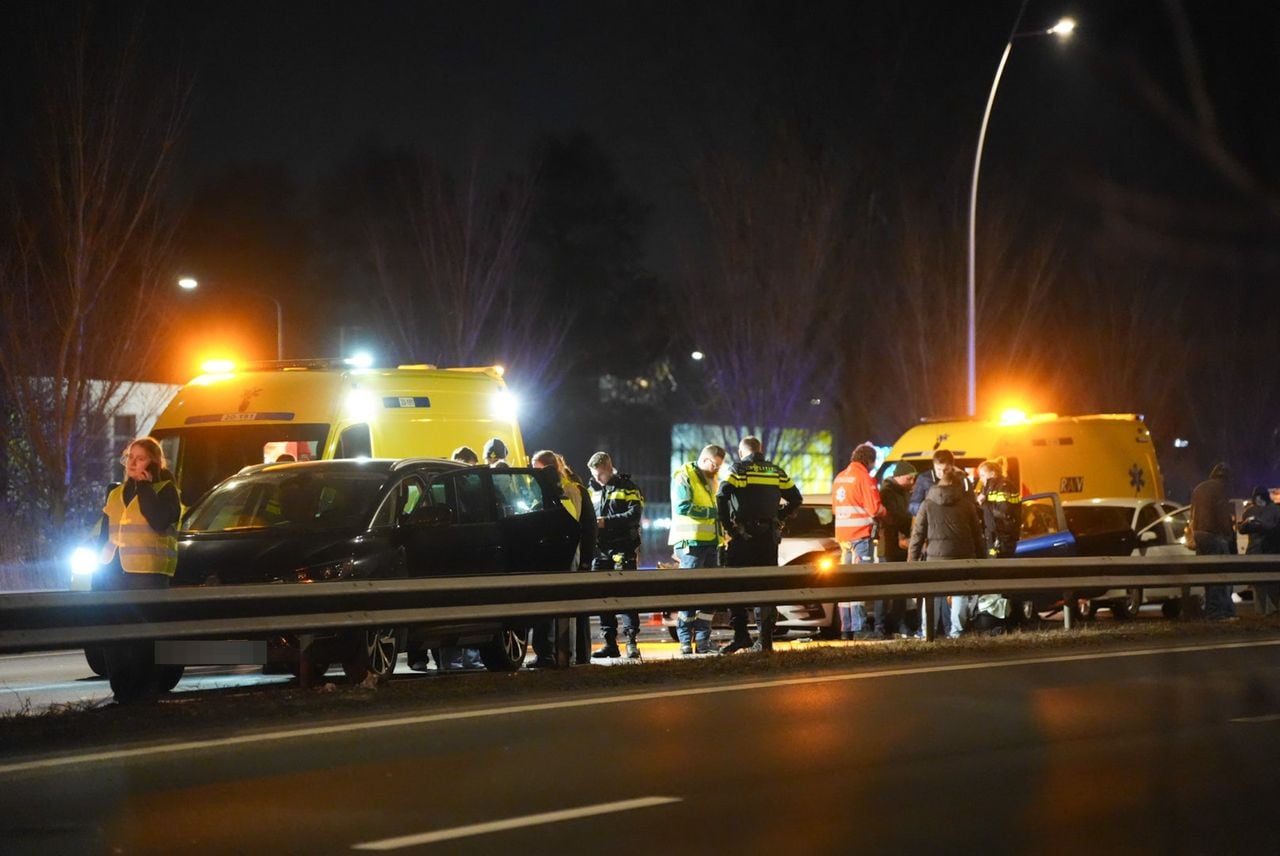 Hoe het ongeluk kon gebeuren, is niet duidelijk (foto: Erik Haverhals / Persbureau Heitink).