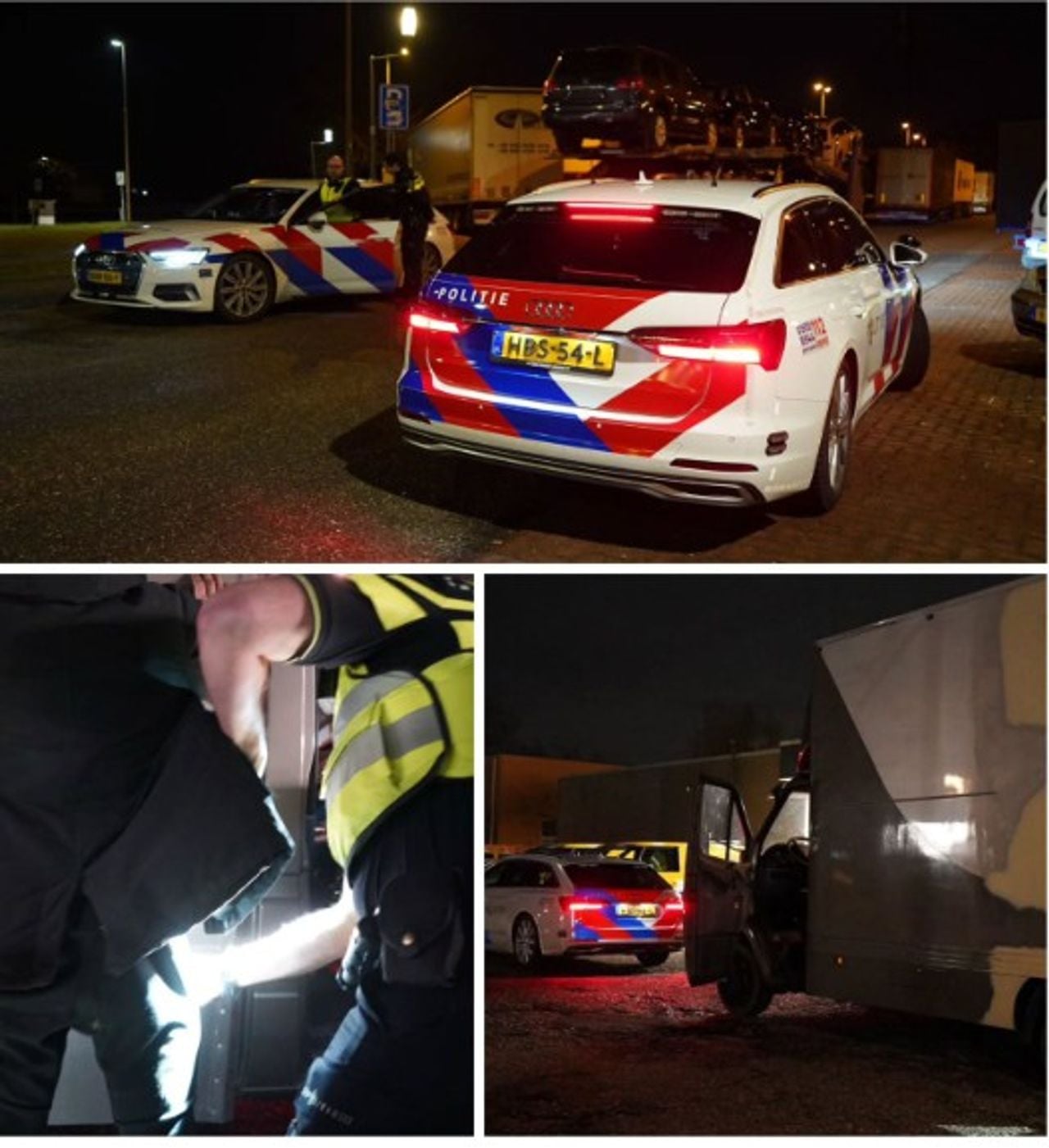 De verkeerscontrole vond plaats op en rond de A2 tussen Eindhoven en het Limburgse Echt (foto: Instagram verkeerspolitie Oost-Brabant).