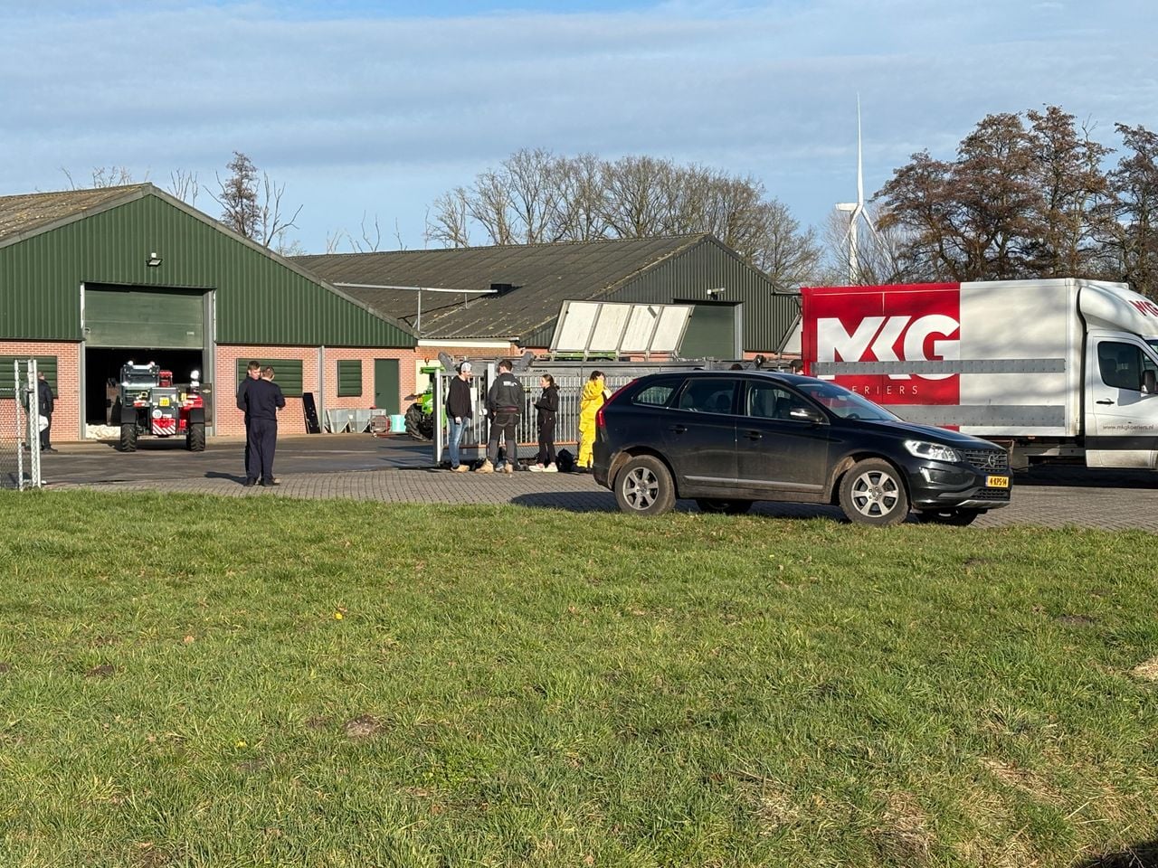 Een kalkoenbedrijf in Moergestel is getroffen door vogelgriep (foto: Omroep Brabant).