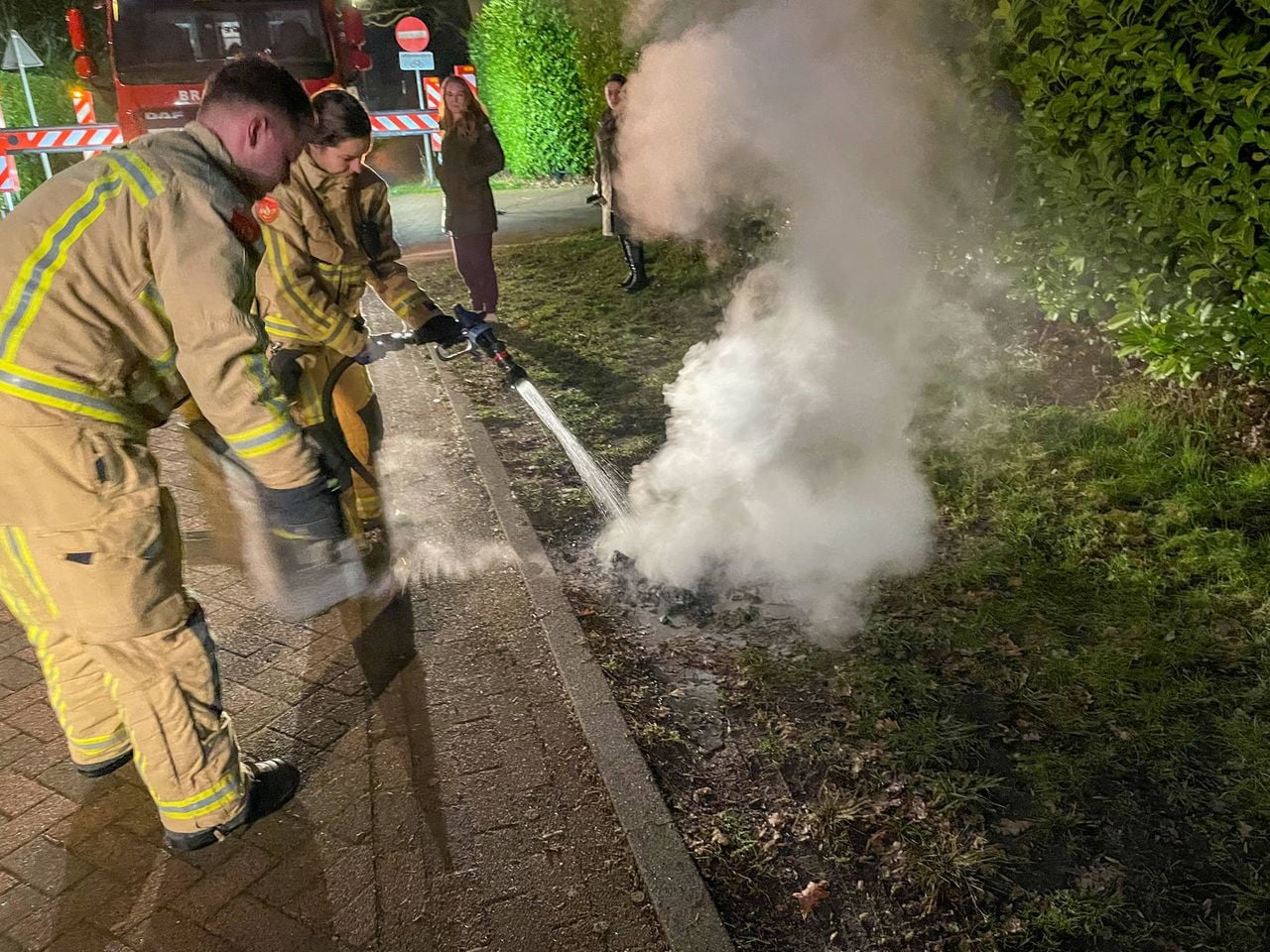 Niemand raakte gewond (foto: Harrie Grijseels / Persbureau Heitink).