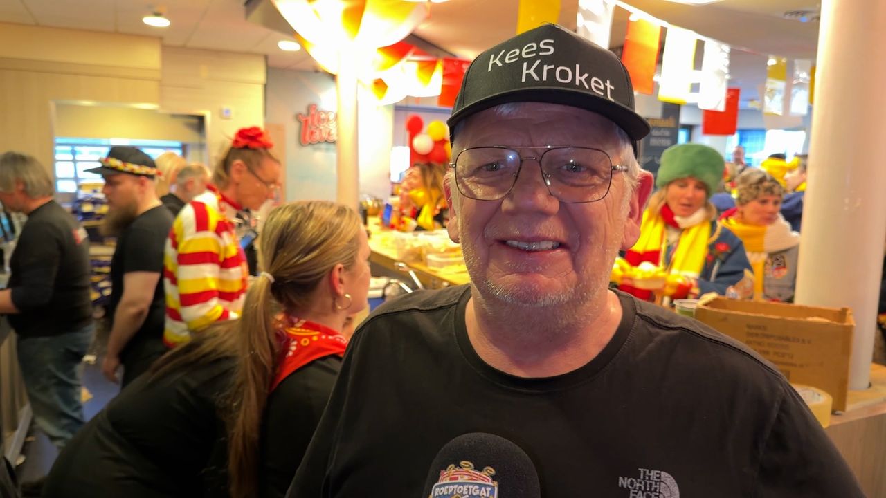 Pieter van de Meerakker in zijn friettent Kees Kroket in Den Bosch (foto: Jan Peels).