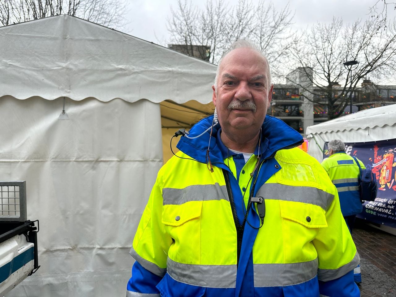 Ad van Laarhoven, hoofd EHBO Tilburg (foto: Omroep Brabant).