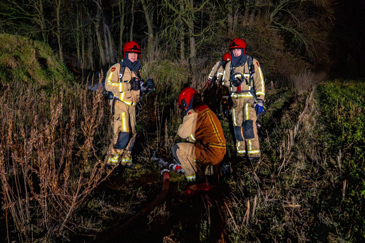 Stalbrand in Beek en Donk (foto: Harrie Grijseels / Persbureau Heitink). 