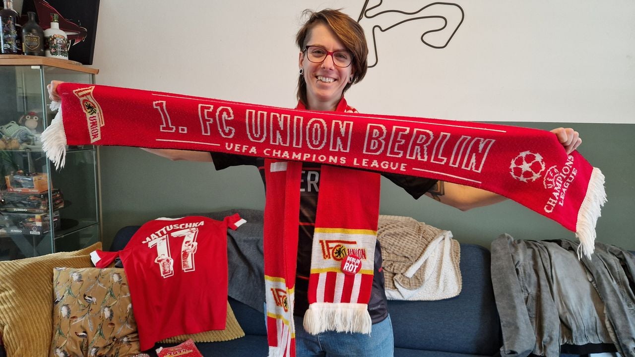 Marieke is groot fan van de Duitse voetbalclub Union Berlin