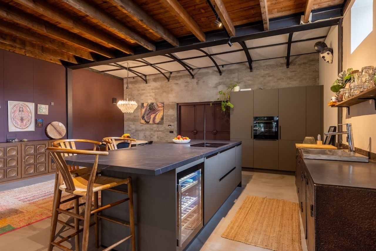 De keuken (foto: Van der Sande Makelaars).