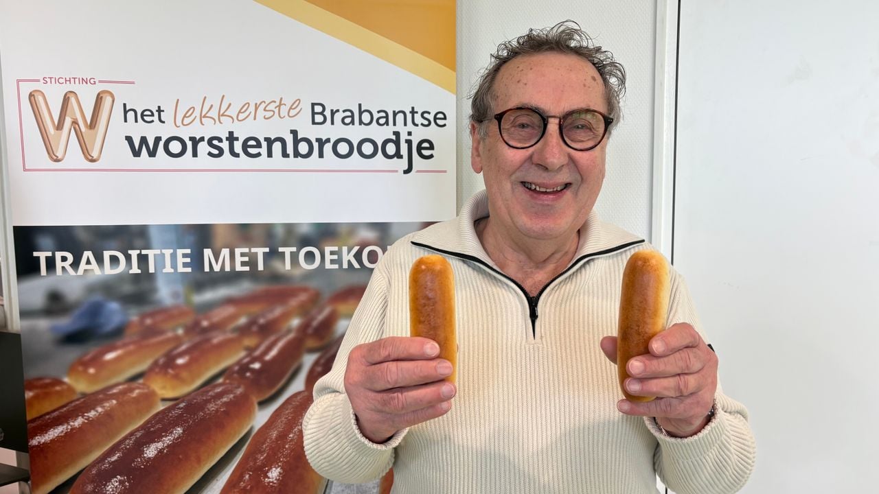 Titelverdediger Gerrit van Oorschot met zijn mooiste worstenbroodjes.