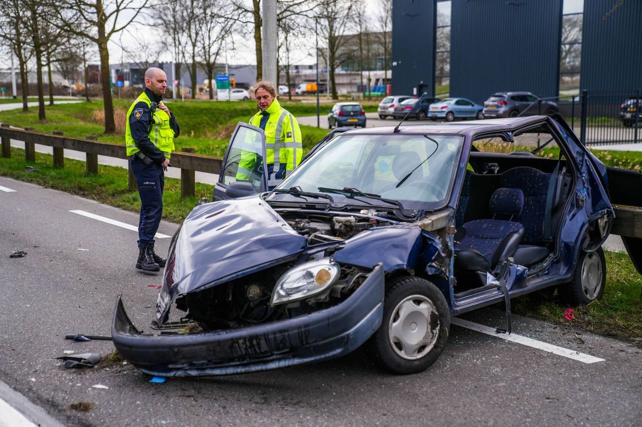 Ongeluk in Someren (foto: Dave Hendriks / Persbureau Heitink).