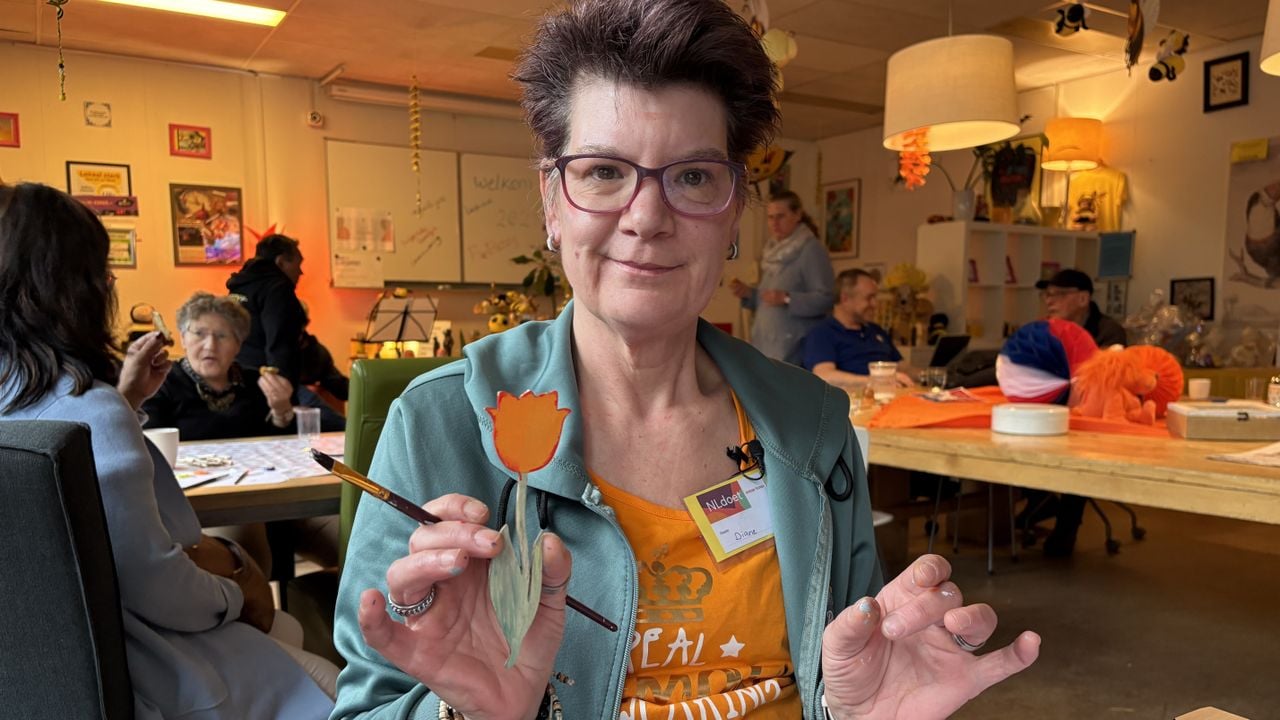 Diane van de Laar komt graag naar BeBizzy zodat ze haar zinnen even kan verzetten (foto: Wilco Zonneveld).