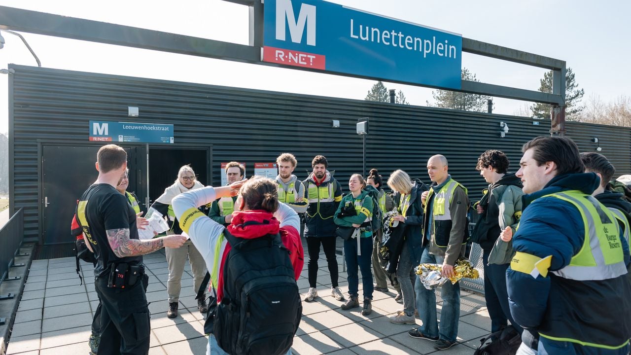 In Vught kan worden geoefend in een nagebouwd metrostation (foto: Koen van Etten).
