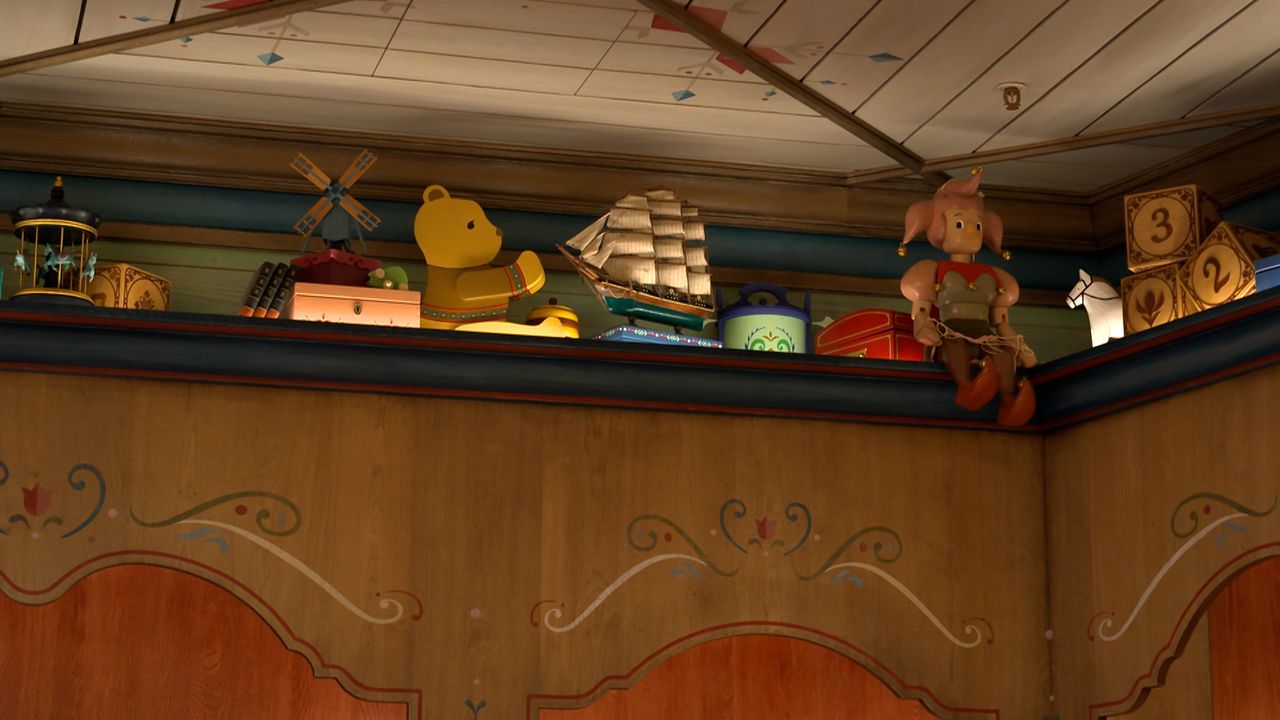 Links de 'Heusdense molen', rechts de knipoog naar Pardijn.