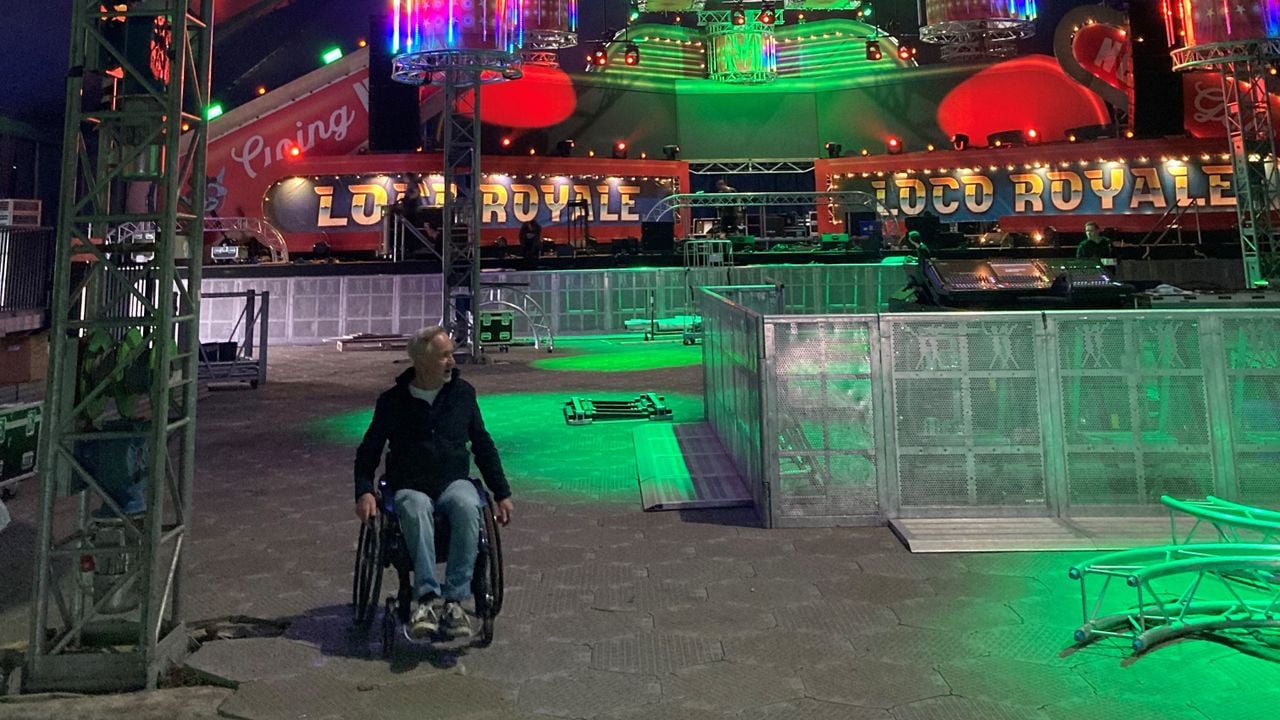 Riens tijdens de schouwronde net voor de start van Paasop (foto: Riens van Raaij).