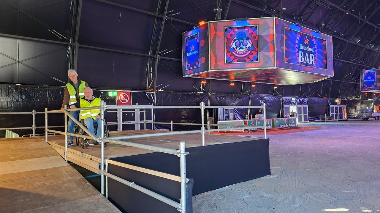 Riens tijdens de schouwronde net voor de start van Paasop (foto: Riens van Raaij).