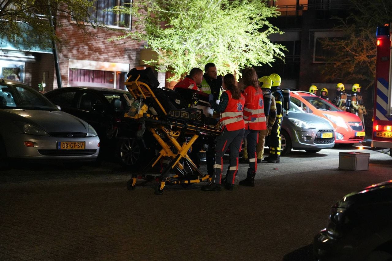 Grote brand in appartementencomplex (foto: Jeroen Stuve / Persbureau Heitink).