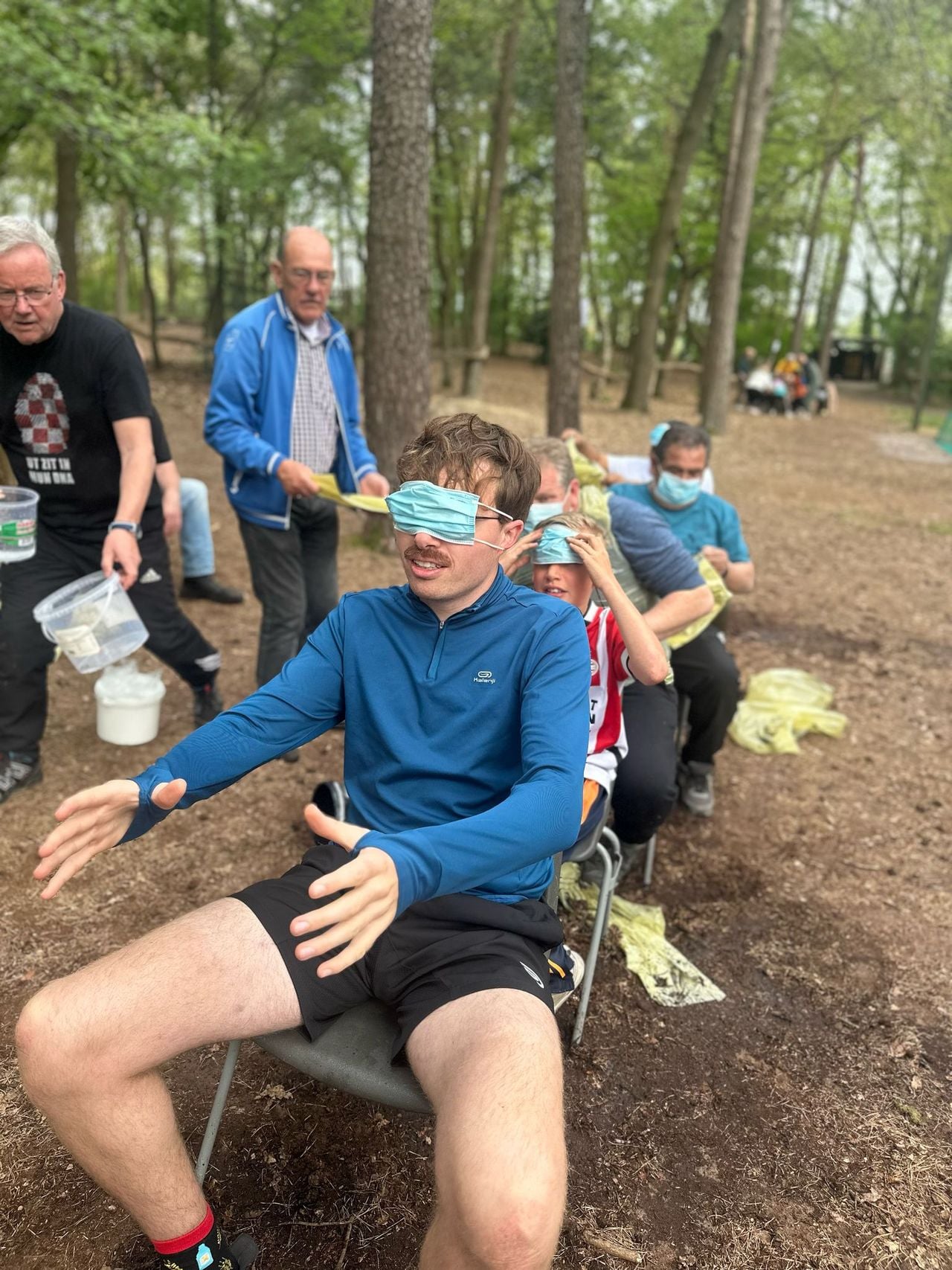 De zeskamp (Privéfoto).