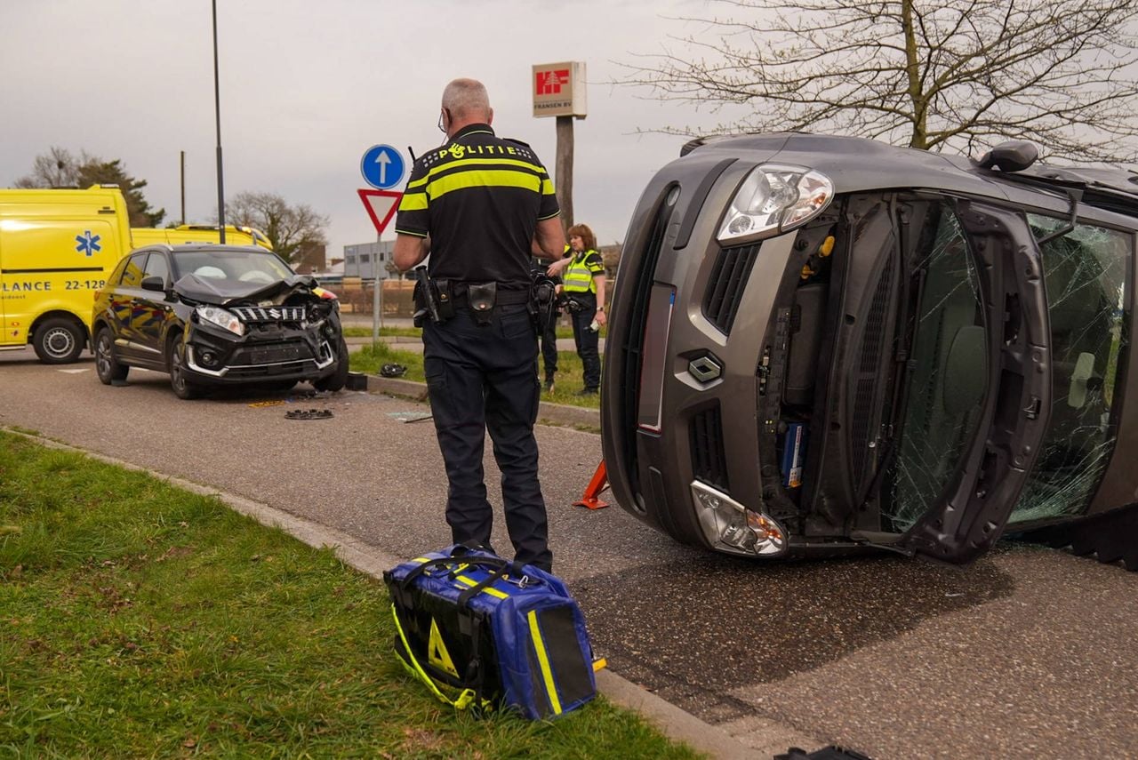 Ongeluk in Deurne (foto: Harrie Grijseels / Persbureau Heitink).