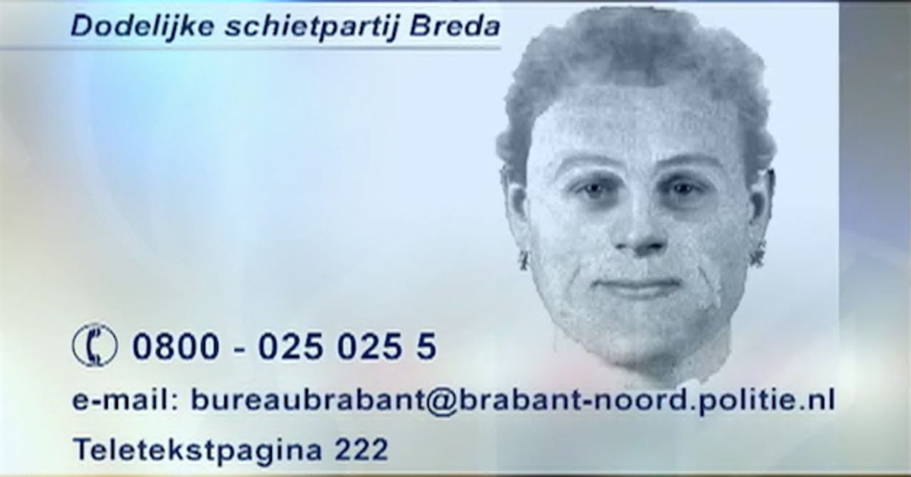 De compositietekening van de verdachte