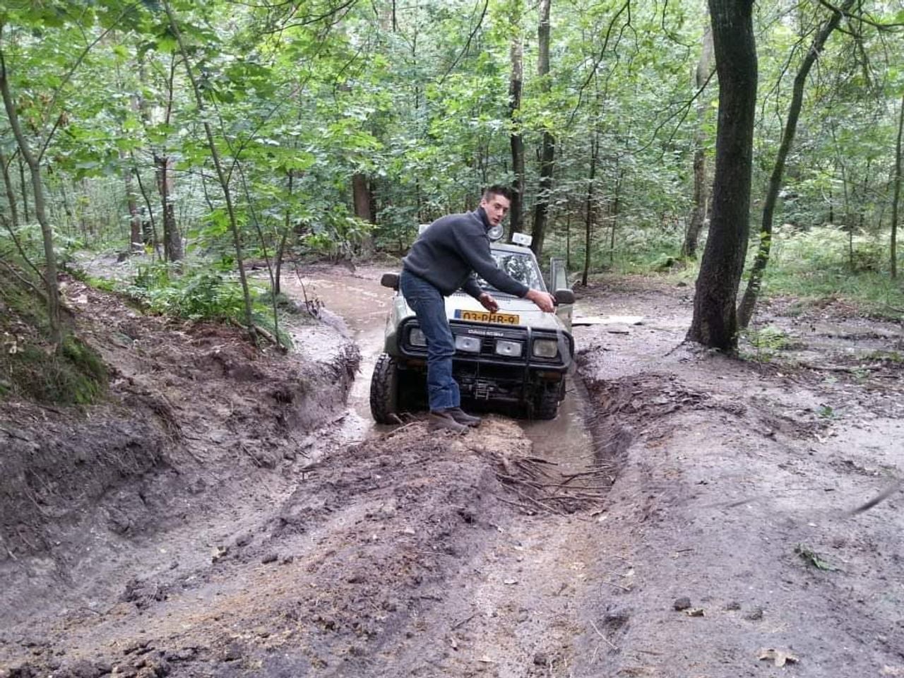 Ieder jaar deed Matthijs samen met zijn vrienden mee aan een crosswedstrijd.