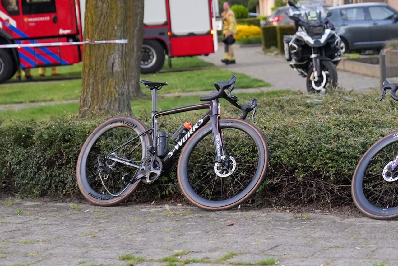 Een traumahelikopter kwam ter plaatse (foto: Harrie Grijseels / Persbureau Heitink).