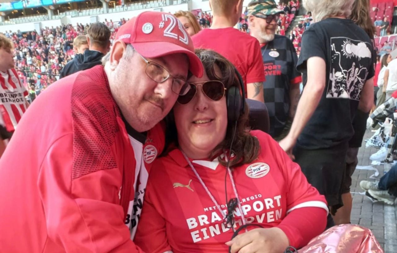 Dennis en Yasmine waren gek van PSV.