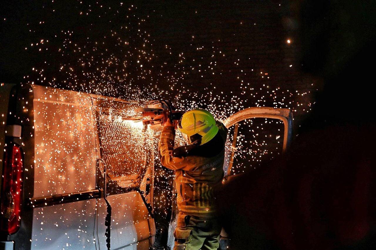 De brandweer had de situatie aan de Kloosterstraat in Berkel-Enschot snel onder controle.