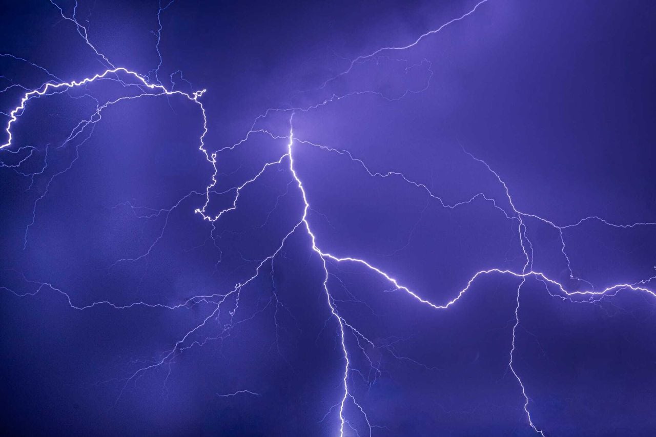 Het onweer in Breda (foto: Ester Jacobs).