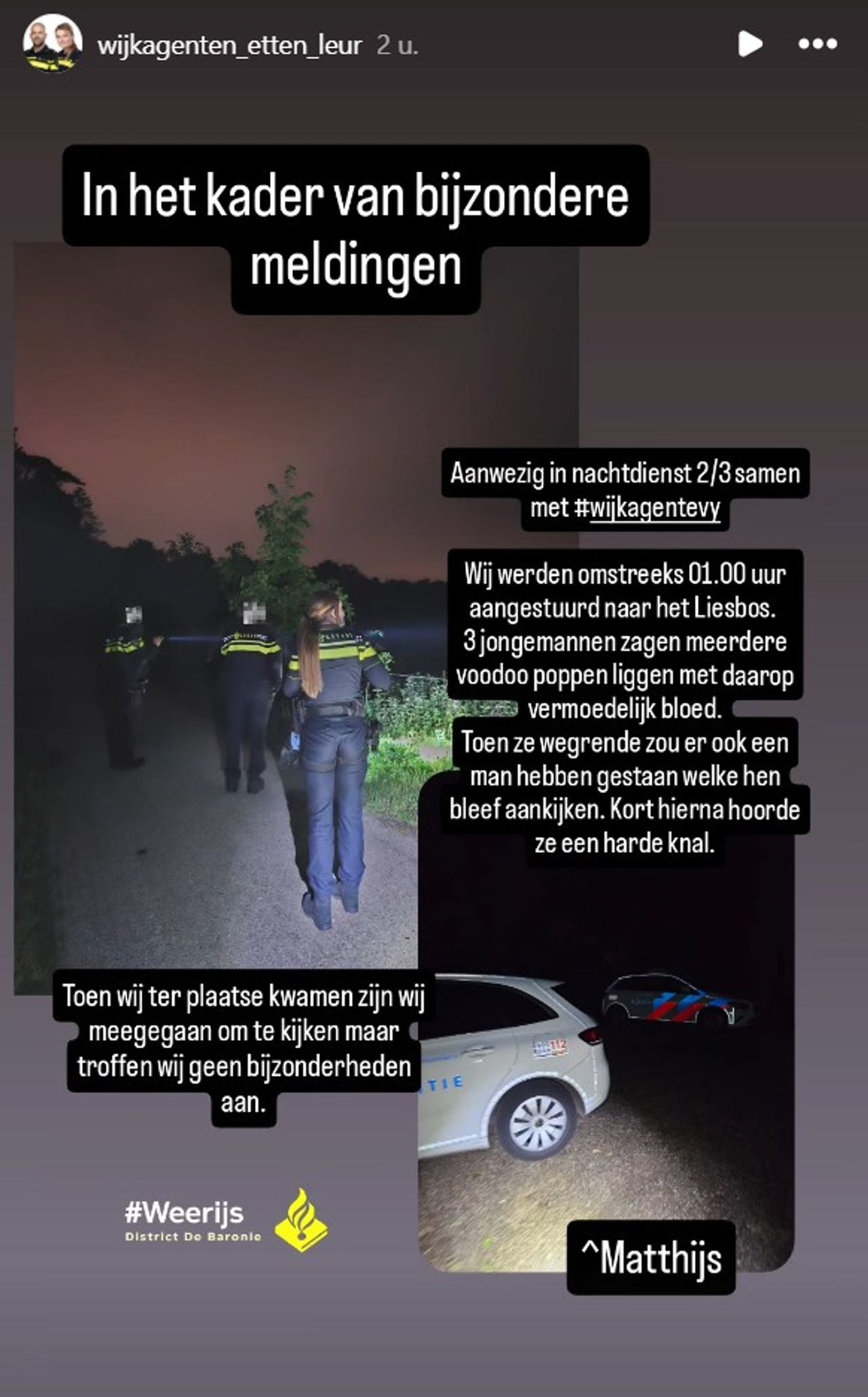 Foto: Instagram wijkagenten Etten-Leur.