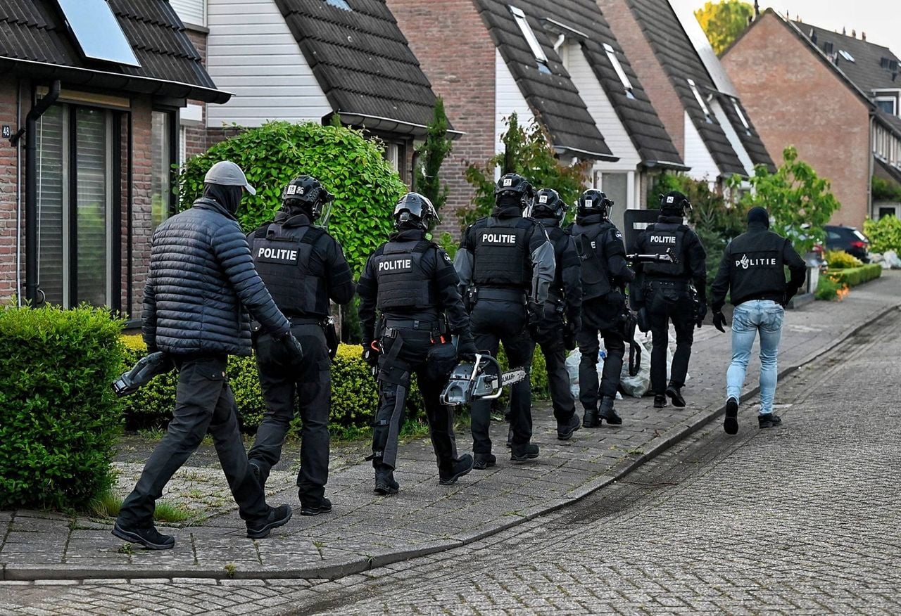 Meerdere invallen in Oisterwijk en Tilburg (foto: Persbureau Heitink).