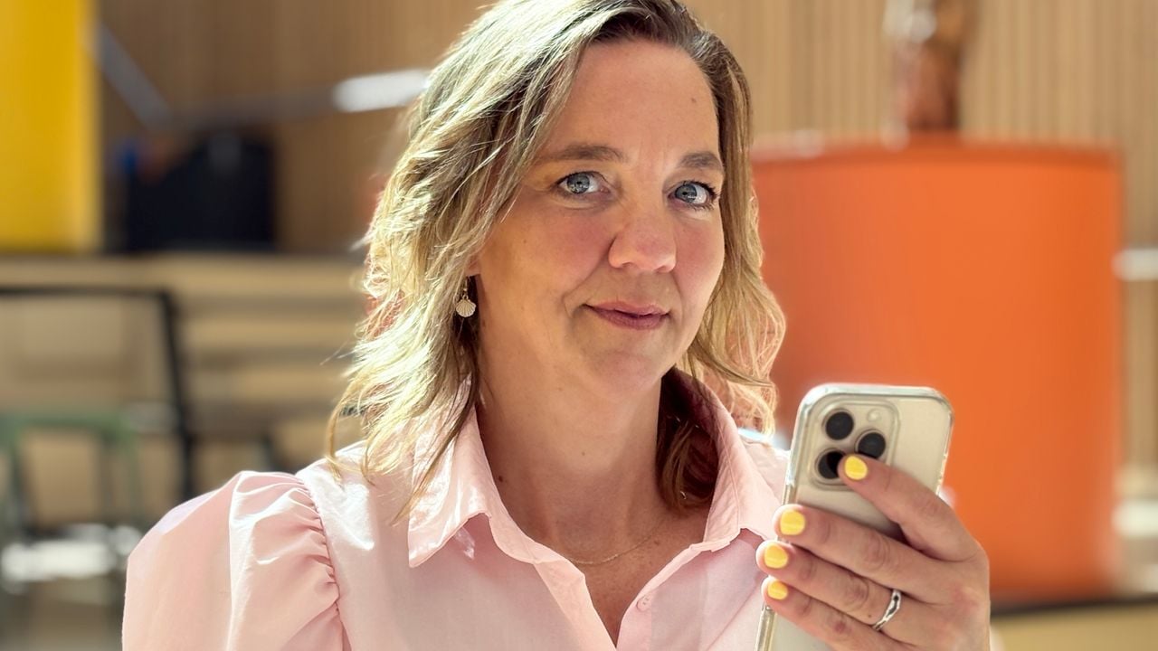 Mentor Karin Nieuwenhuis deed ook vier dagen mee met het experiment (foto: Rogier van Son). 