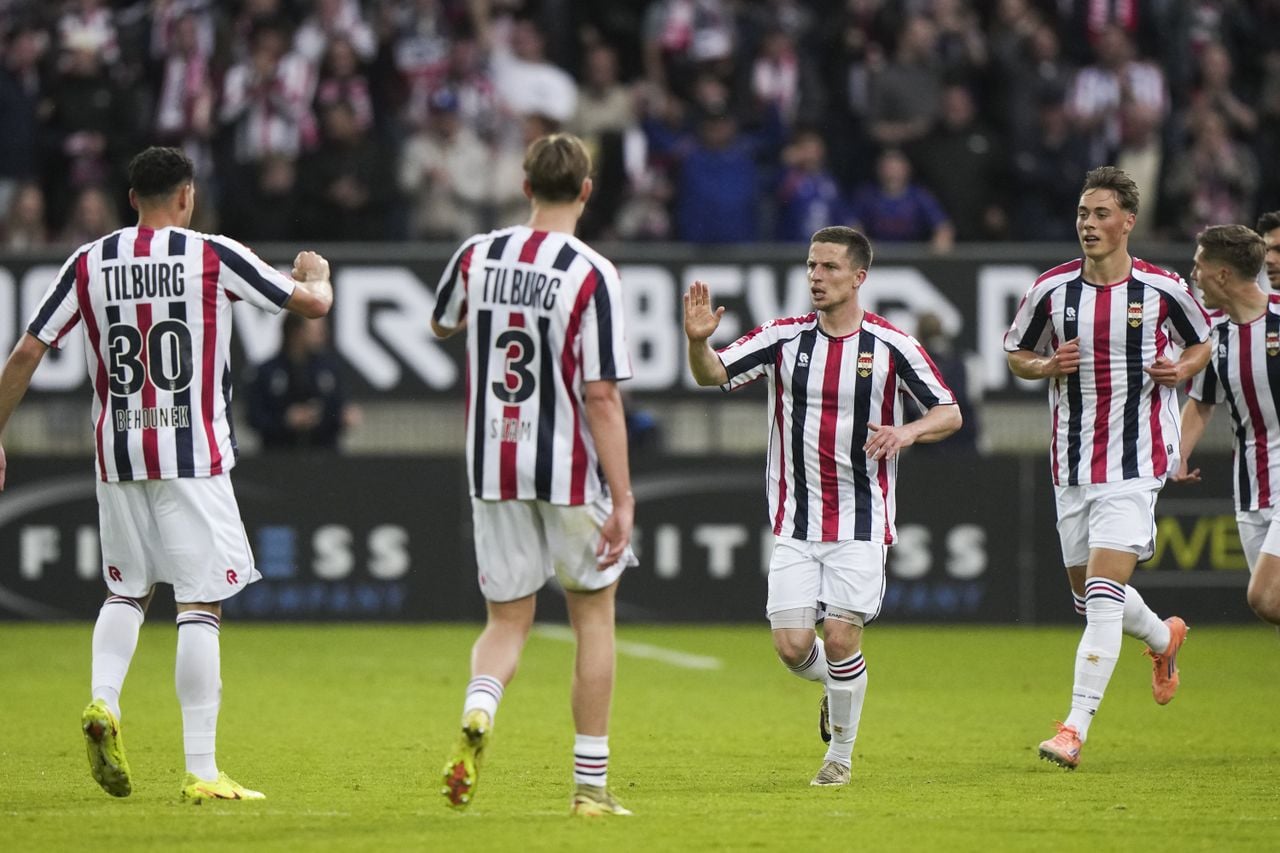 De goal van Nick Doodeman gaf Willem II weer hoop (foto: Tobias Kleuver / ANP).