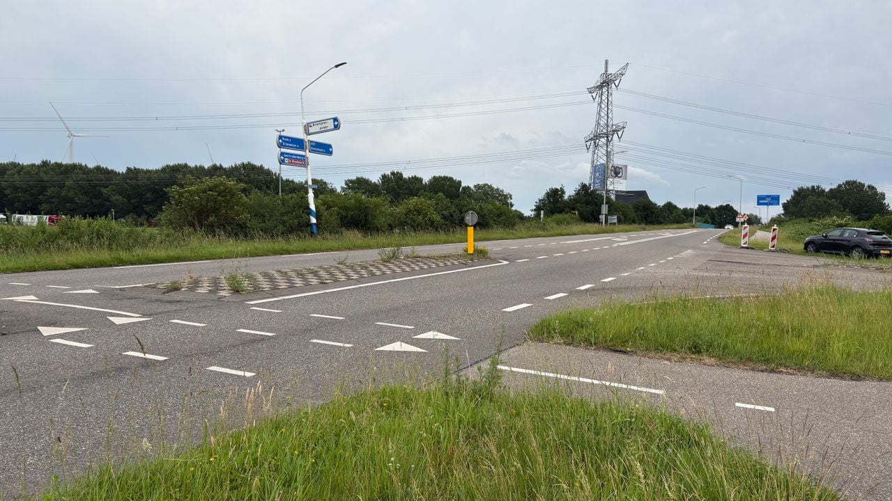Oversteekplaats waar twee fietsers zijn omgekomen (foto: Ruud Ritzen).