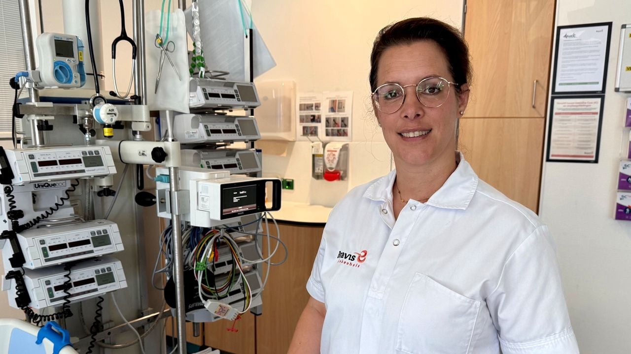 Volgens teamleider Hedda van der Burght zijn de resultaten van het urinefilter veelbelovend (foto: Erik Peeters) 